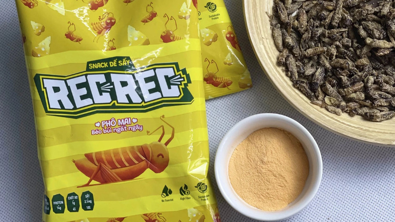 Snack dế sấy REC REC vị phô mai